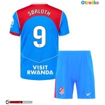 Otroške Nogometnih dresov Atletico Madrid Alexander Sorloth #9 Tretji 2025-26 Kratki rokavi (+ hlače)